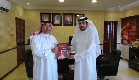 مدير عام بلدية "الجنوبية" يستقبل الكاتب الصحفي خليفة صليبيخ