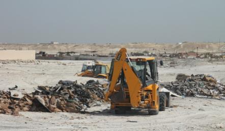 بلدية المنطقة الجنوبية تقيم حملة لتنظيف منطقة السكراب