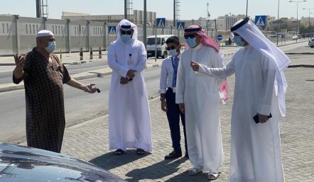 مدير عام بلدية "الجنوبية" يتفقد احتياجات الدائرة الخامسة