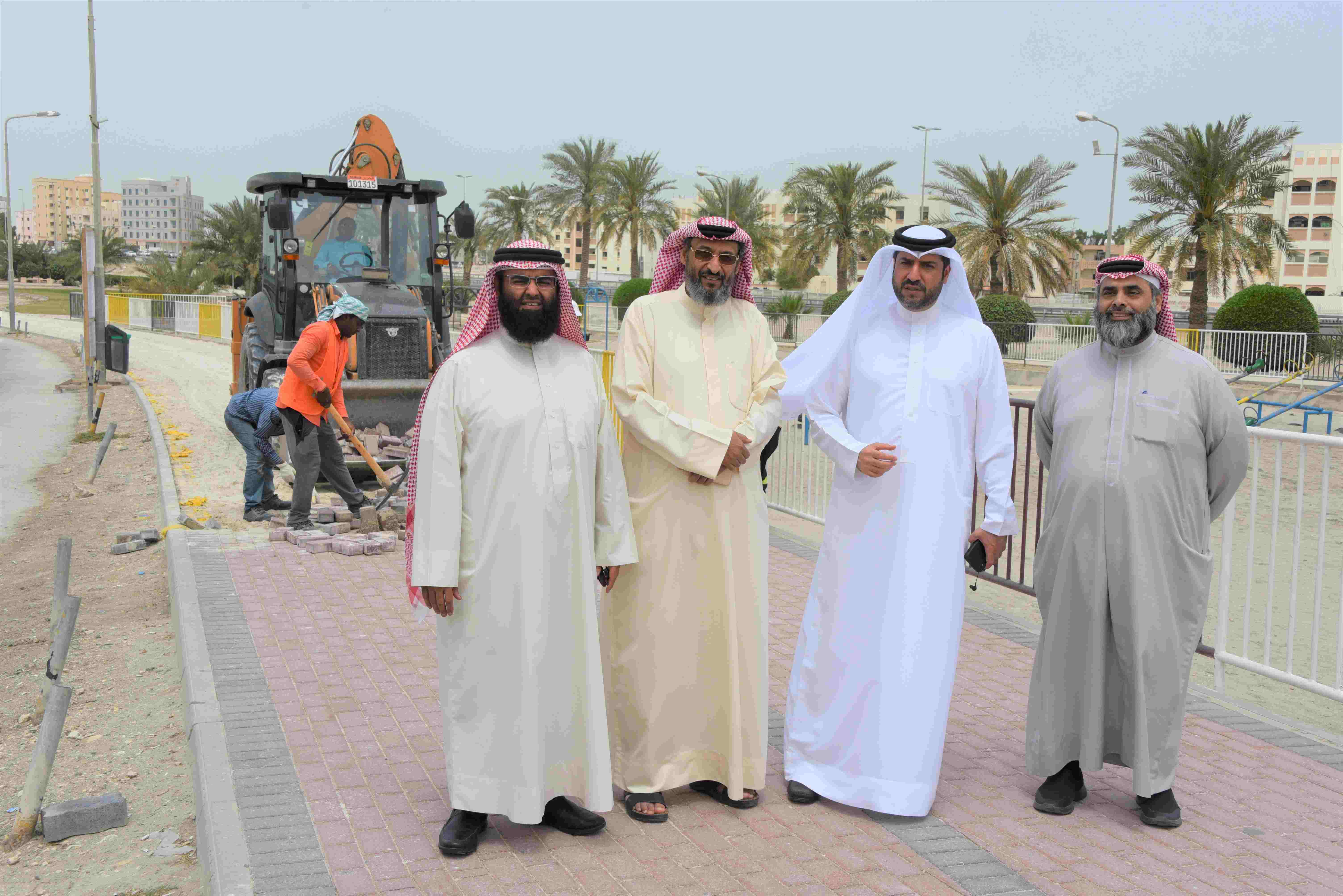 جولة المدير العام في ممشى الاستقلال