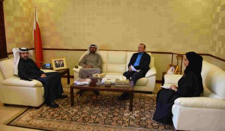 لقاء المدير العام مع الصحافي ابراهيم النهام