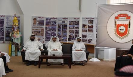 استقبال مدير العالم لموظفي البلدية بمناسبة رمضان