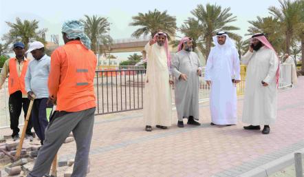 جولة المدير العام في ممشى الاستقلال