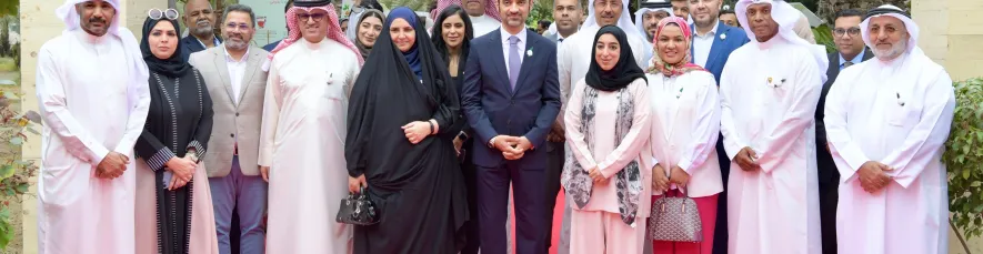 جانب من حفل إفتتاح سوق المزارعين 