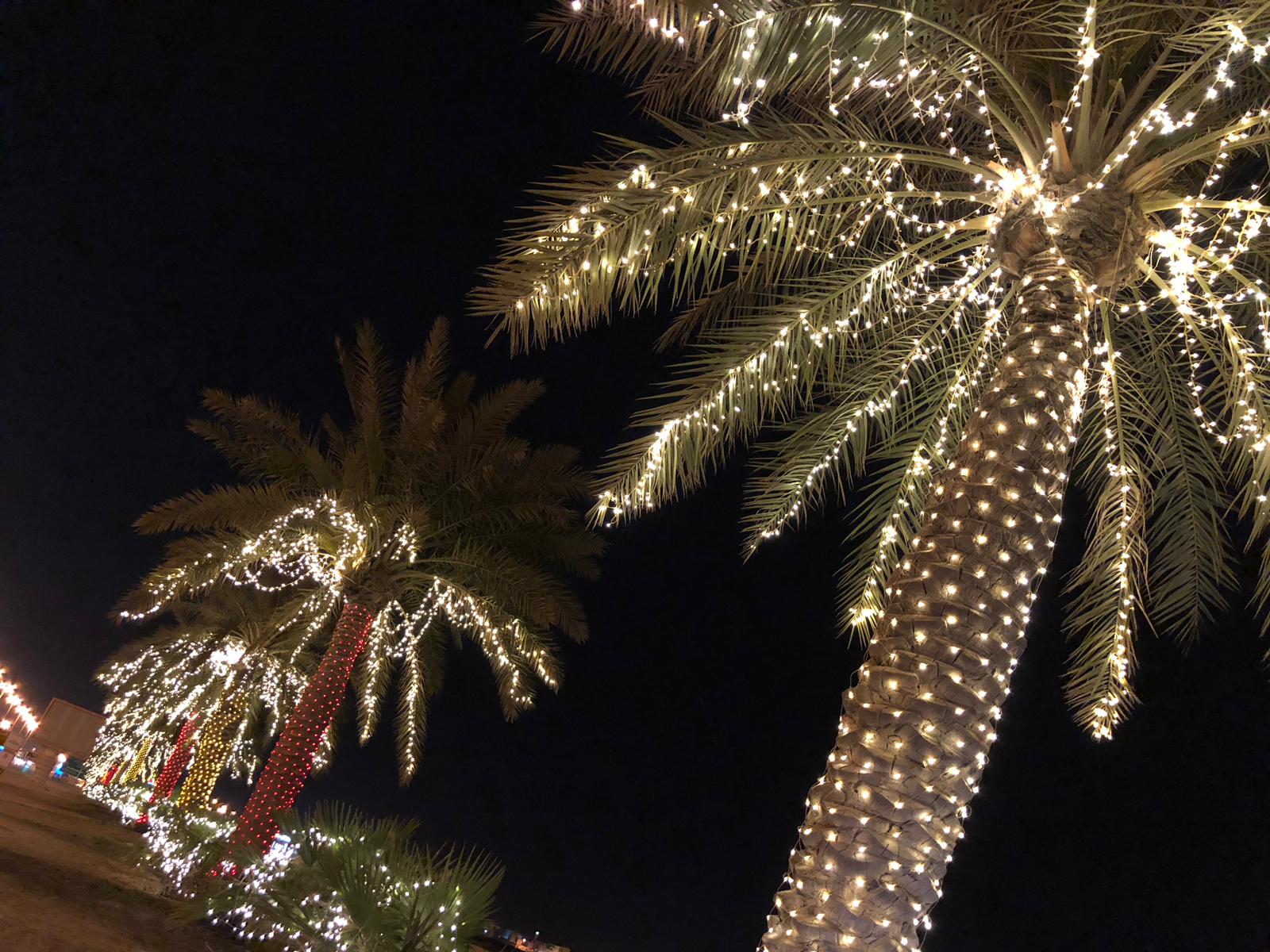 بلدية "الجنوبية" تضيء شوارعها بالزينة بالتزامن مع سباق الفورمولا1