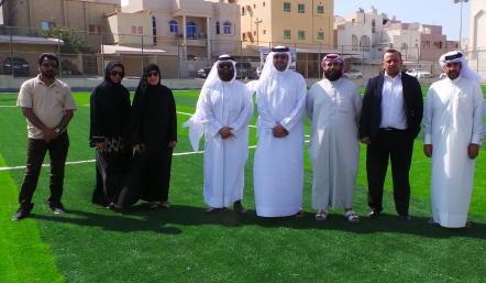 رئيس مجلس بلدي "الجنوبية" يفتتح ملعب الإحسان بعد تطويره