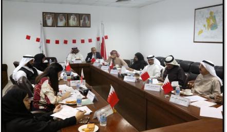 جانب من اجتماع اللجنة الفنية بالمجلس البلدي بالمنطقة الشمالية