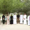 The Director General of the Southern Region Municipality and Municipal Al-Qallaf inspect the stages of completing the Madinat Zayed Walkway