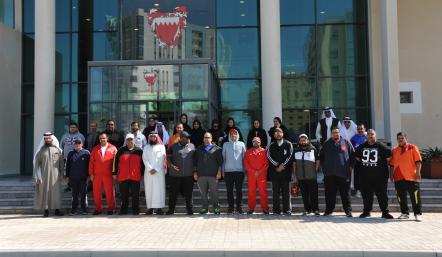 بلدية المحرق تشارك في اليوم الرياضي الوطني