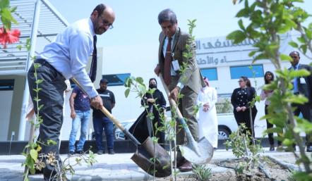 البلدية الجنوبية تزرع 200 شتلة بالشراكة مع المستشفى الملكي ضمن مبادرة تكثيف الزراعة والتشجير في المنطقة