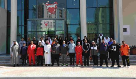 بلدية المحرق تشارك في اليوم الرياضي الوطني